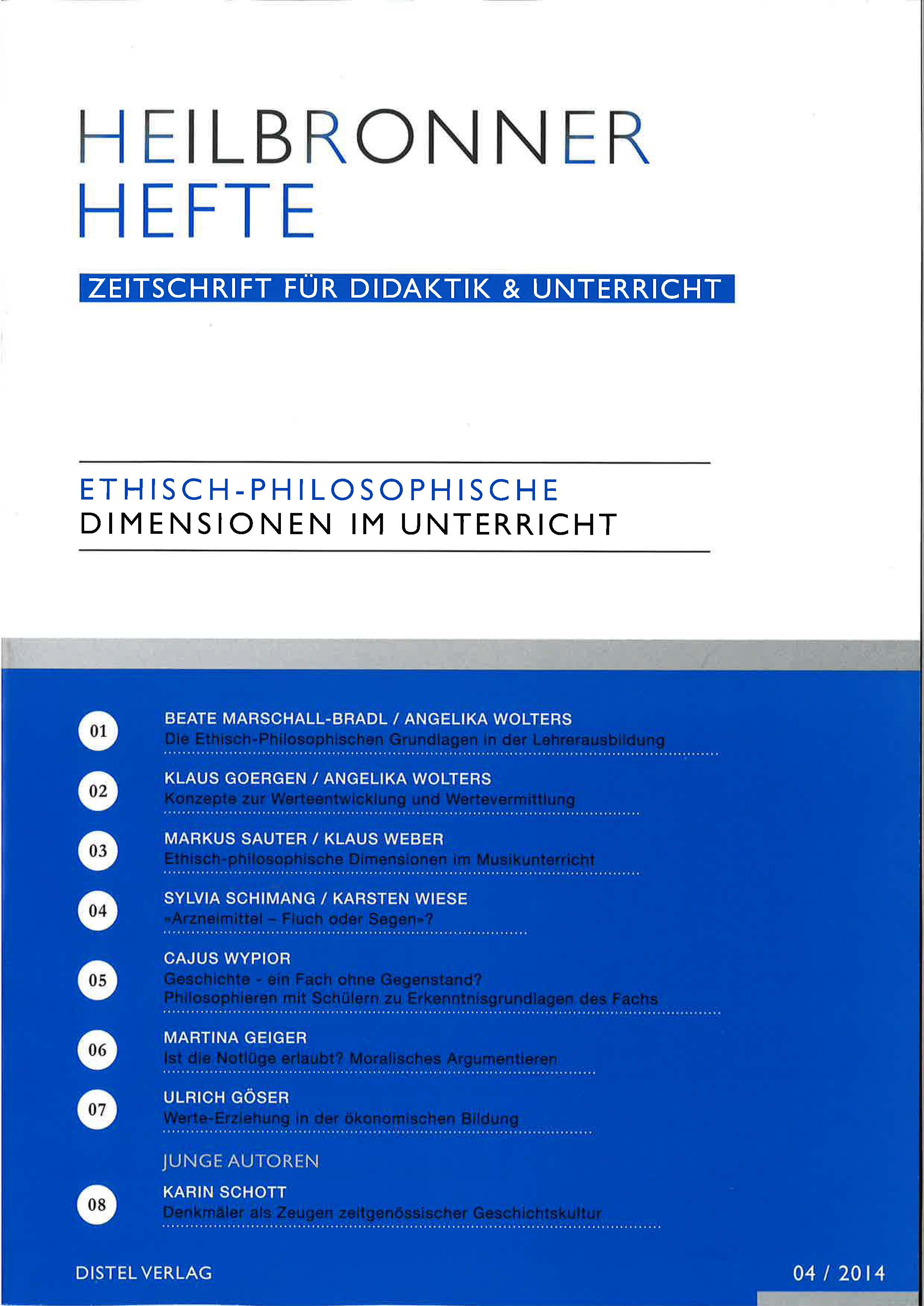 Heilbronner Hefte 2014